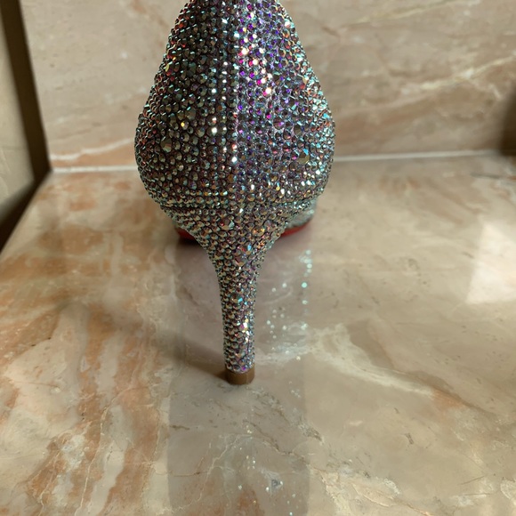 Christian louboutin Swarovski crystal heels 38.5 - Picture 2 of 4